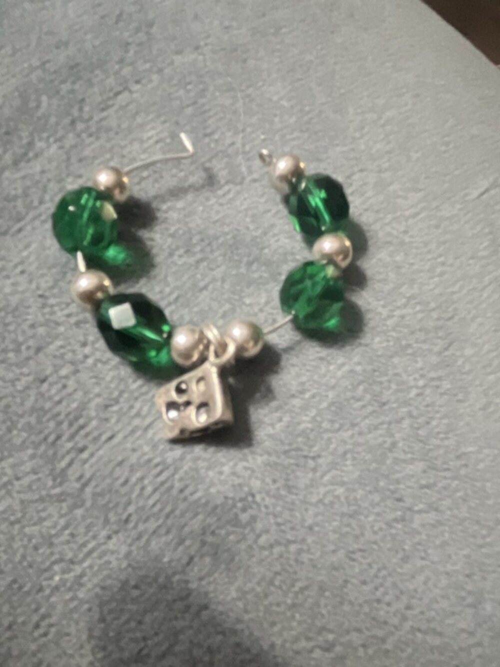 Italian Wine Glass Charm